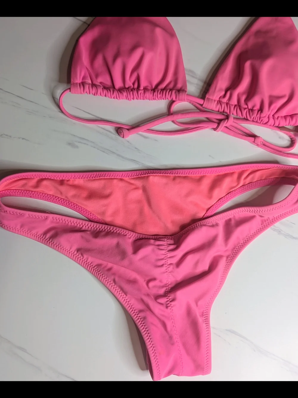 Victoria's Secret Hot Pink Bikini Set